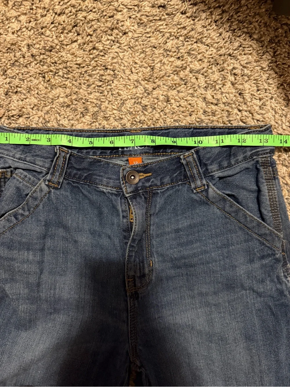 The Children's Place Dark Blue Denim Jean Shorts